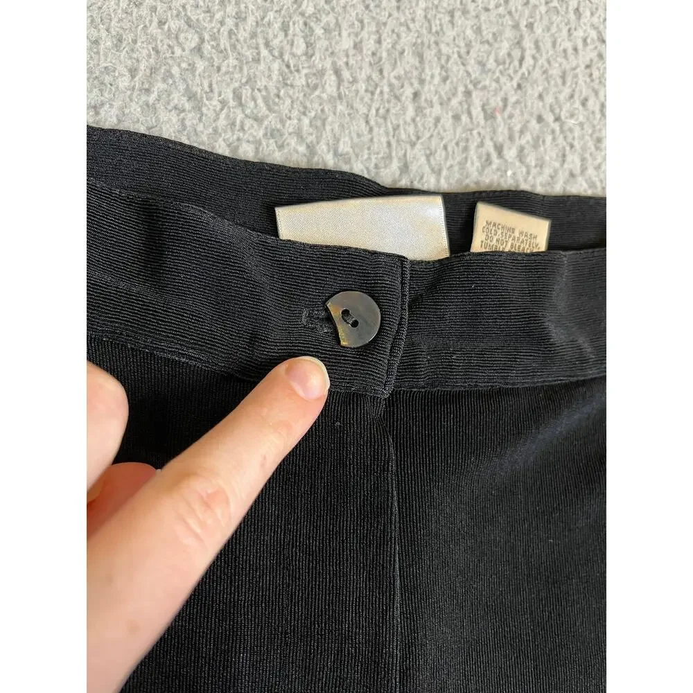 Chicos Traveler Pants Medium Short 1.5 Zip Up Ankle Slinky Stretch High Rise - Picture 2 of 13